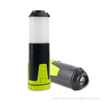 Small multi-functional zoom portable led camping lantern